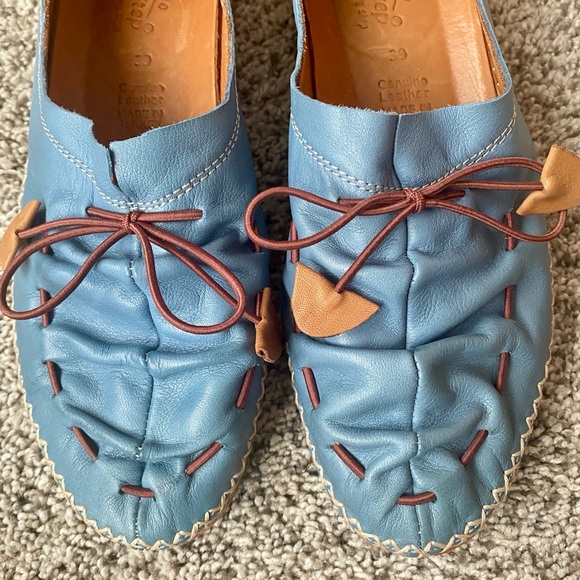 Spring Step Blue BERNA Shoes - Picture 4 of 10